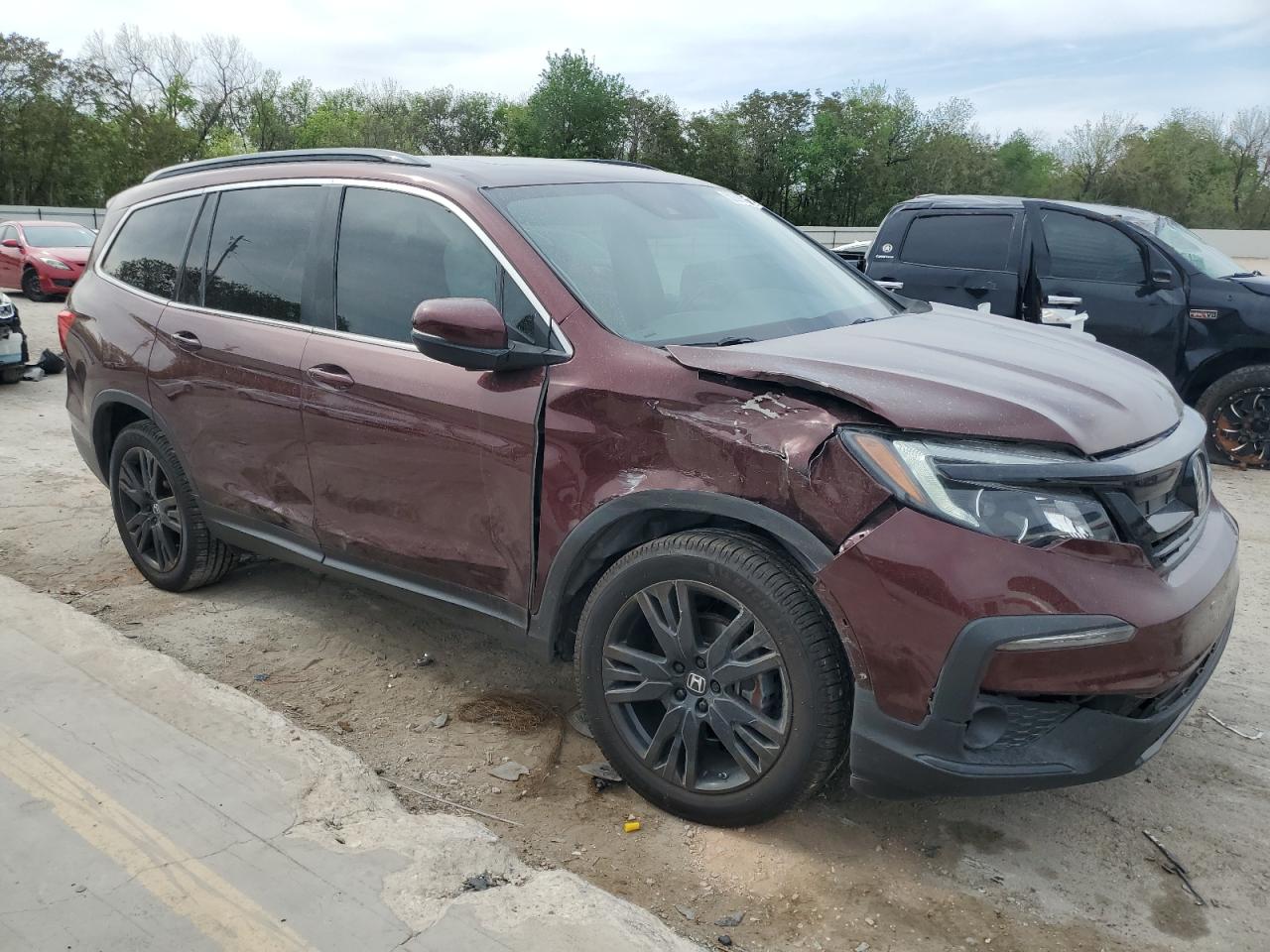 2022 HONDA PILOT SE VIN:5FNYF6H26NB084442