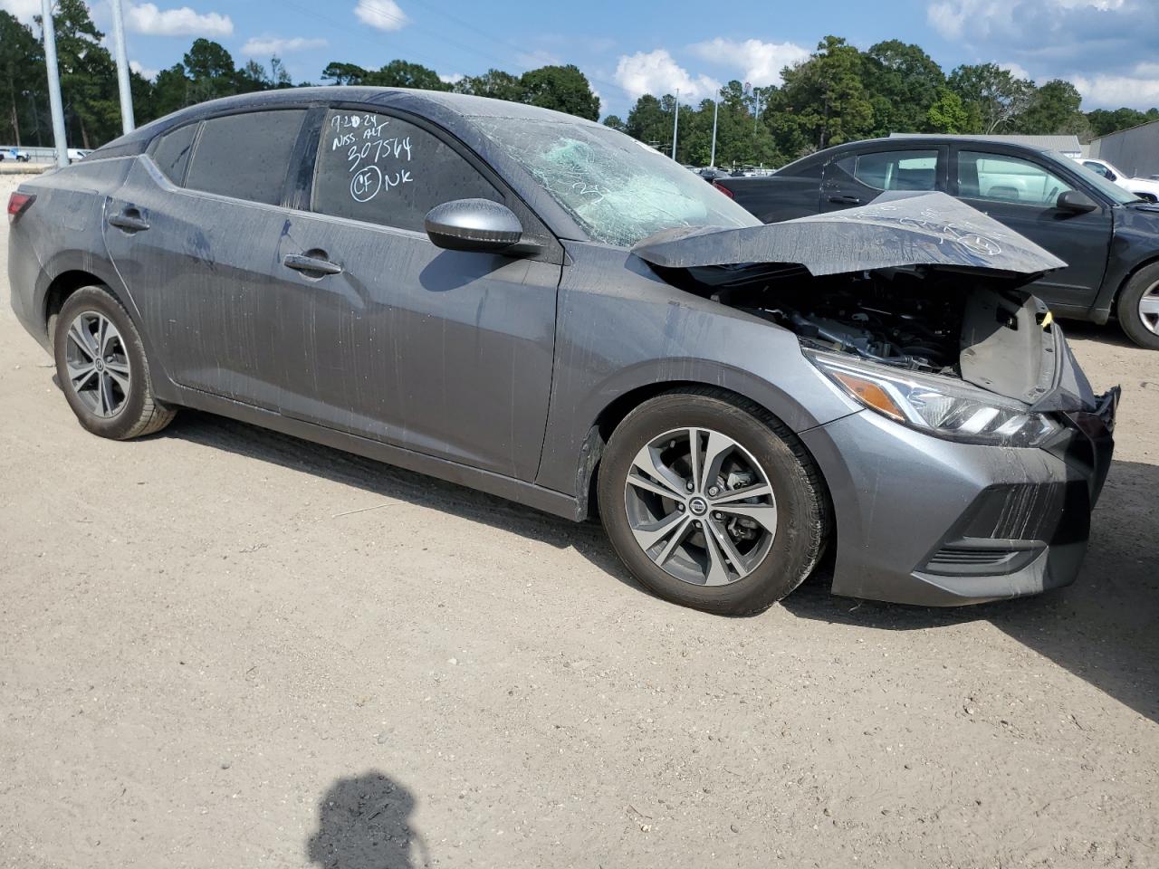 2022 NISSAN SENTRA SV VIN:3N1AB8CV6NY307564