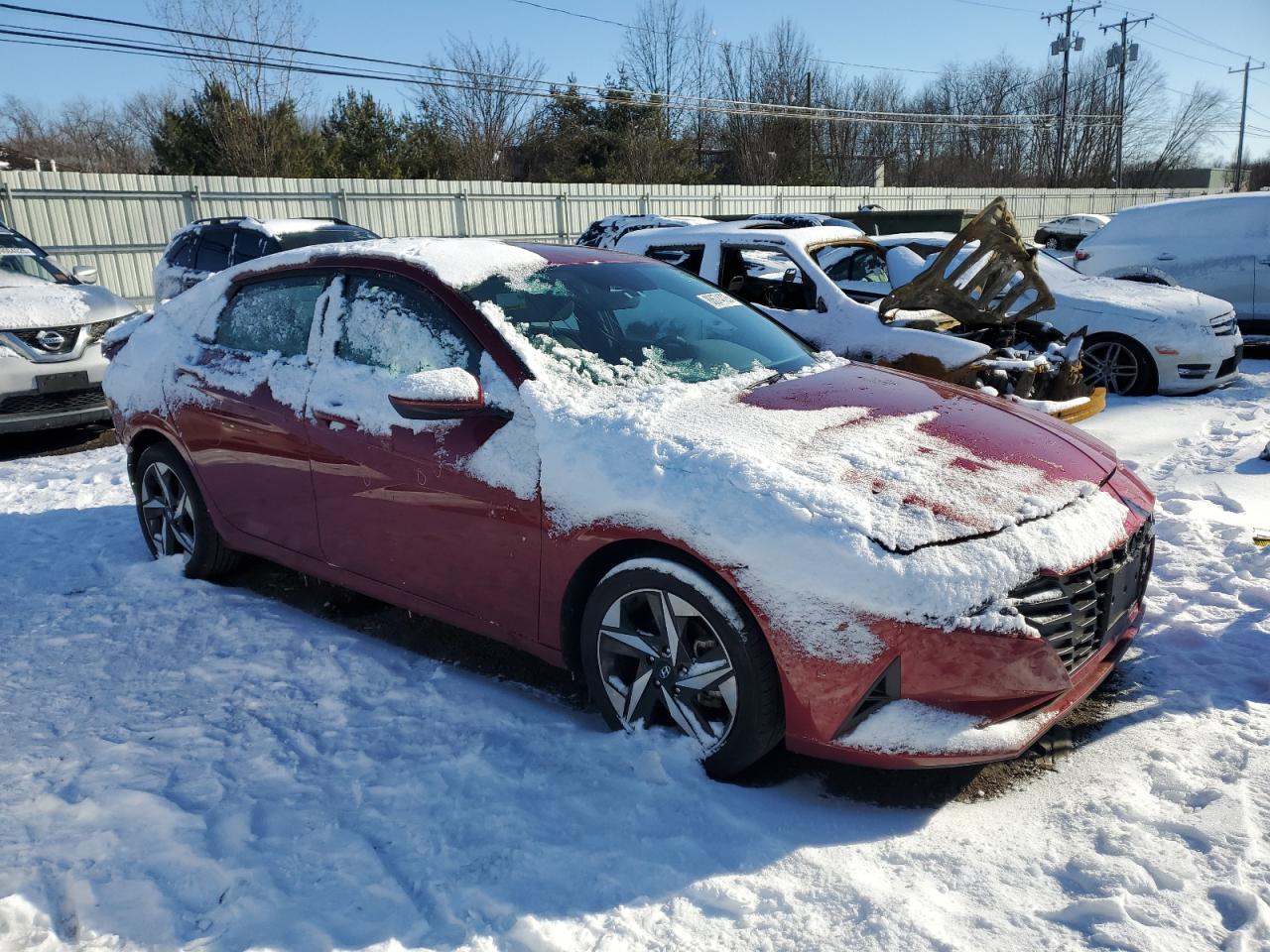 2023 HYUNDAI ELANTRA SEL VIN:KMHLS4AG1PU603693