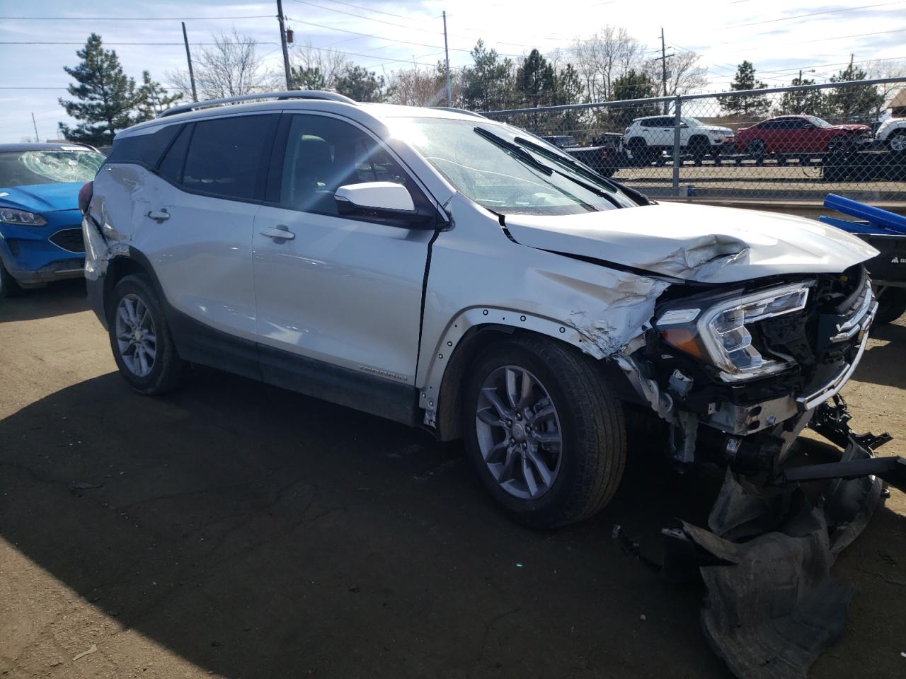 2022 GMC TERRAIN SLT VIN:3GKALVEV2NL256314