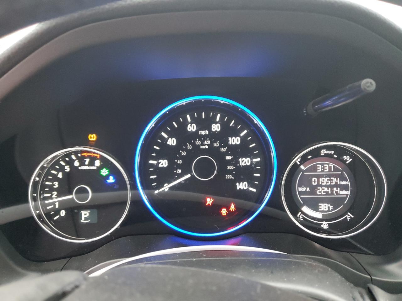 2022 HONDA HR-V SPORT VIN:3CZRU6H17NM748240