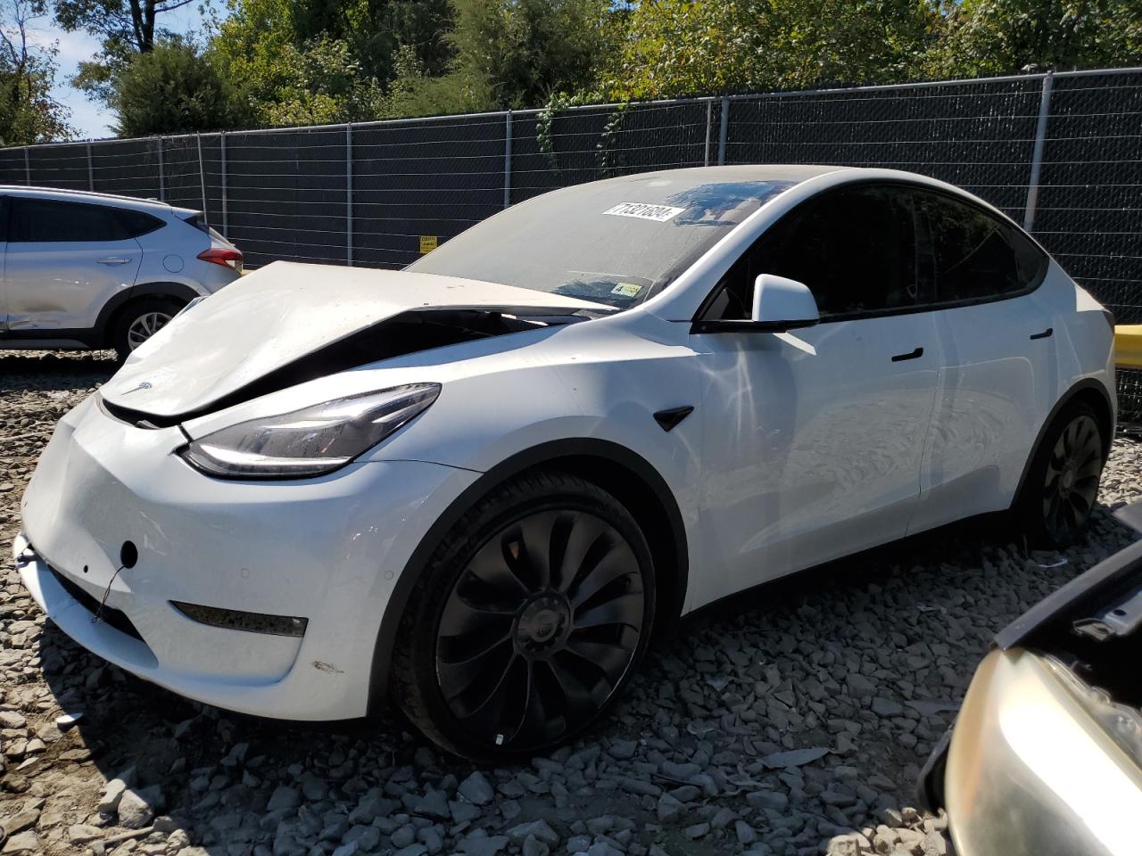 2022 TESLA MODEL Y  VIN:7SAYGDEF9NF463043