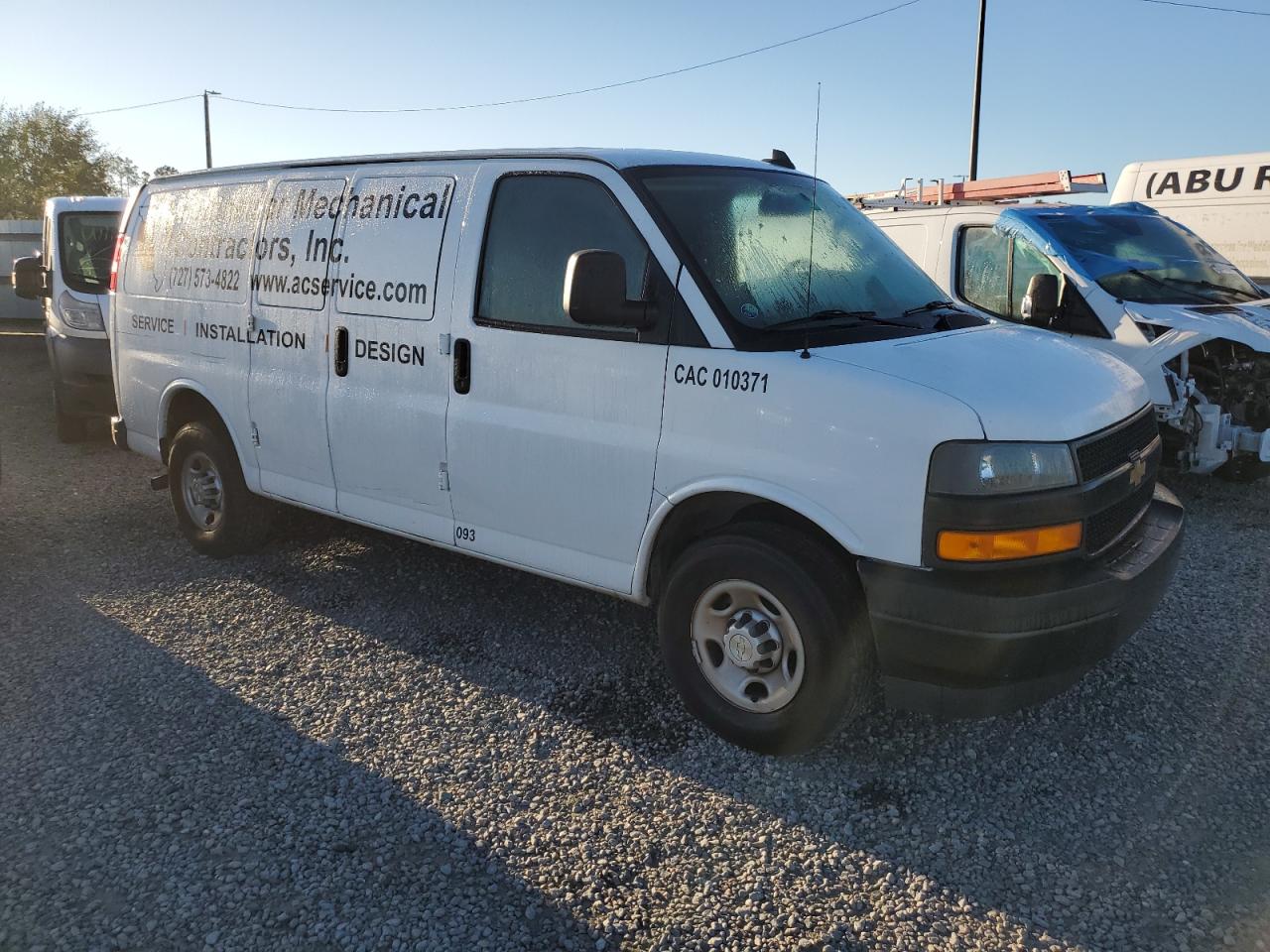 2022 CHEVROLET EXPRESS G2500  VIN:1GCWGAFPXN1200093