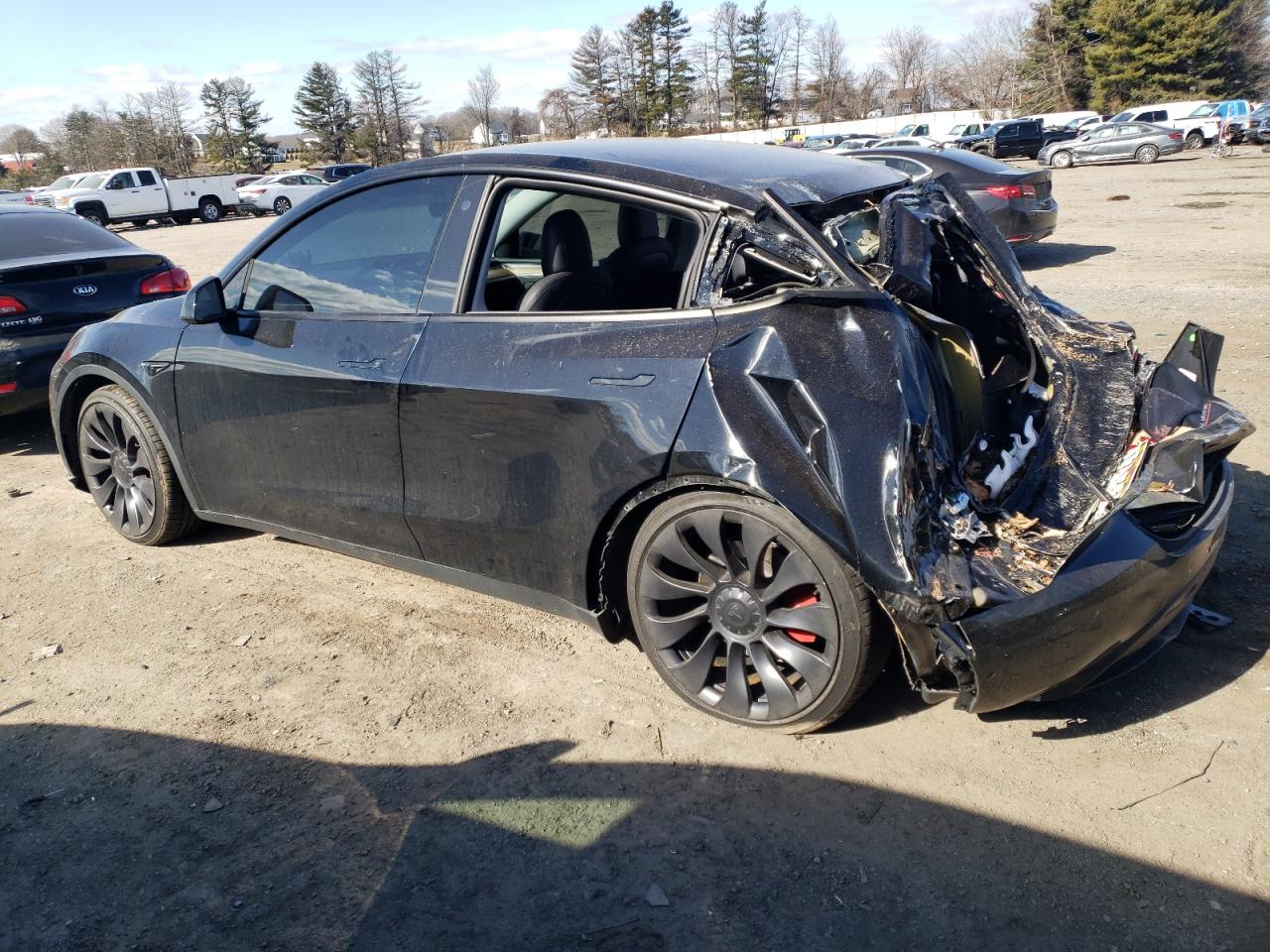 2022 TESLA MODEL Y  VIN:7SAYGDEFXNF563443