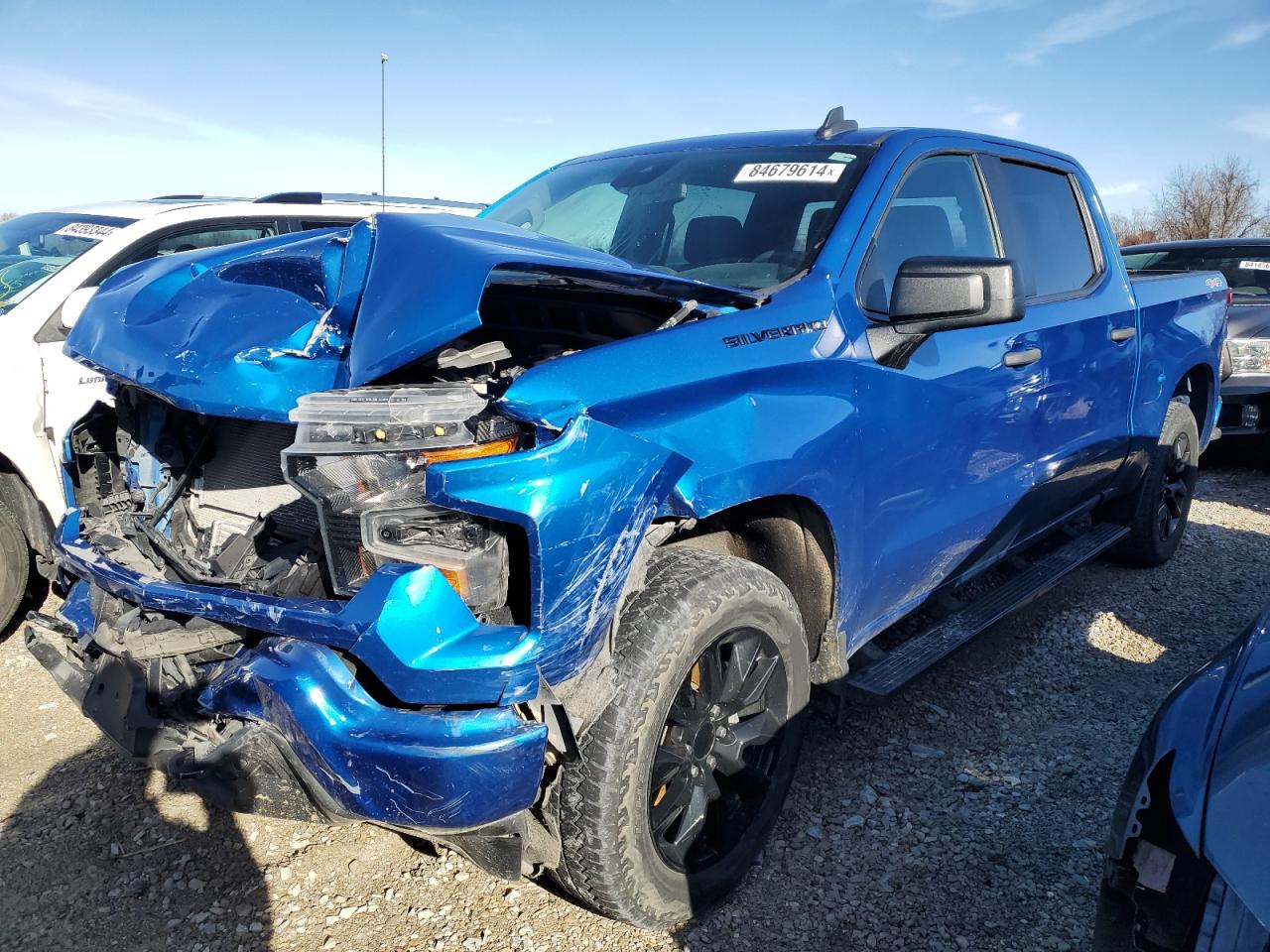 2022 CHEVROLET SILVERADO K1500 CUSTOM VIN:3GCPDBEK0NG526415