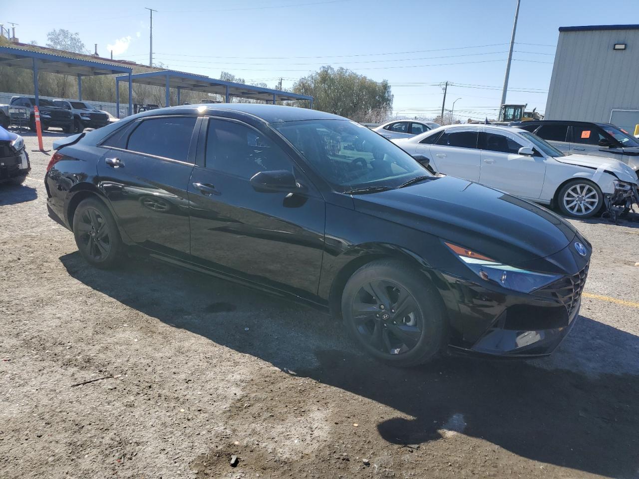 2023 HYUNDAI ELANTRA BLUE VIN:KMHLM4AJ6PU057236