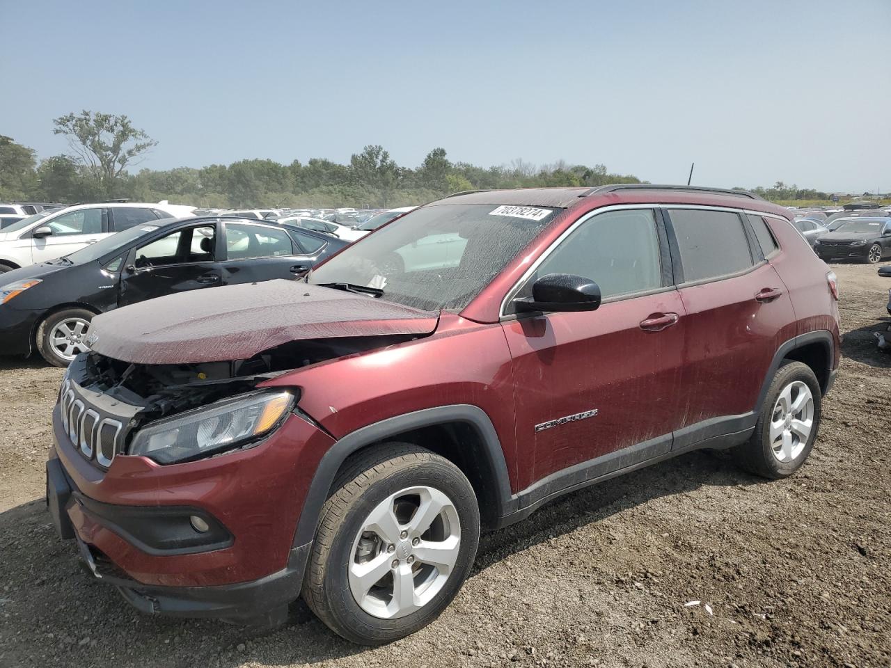 2022 JEEP COMPASS LATITUDE VIN:3C4NJDBB6NT122509