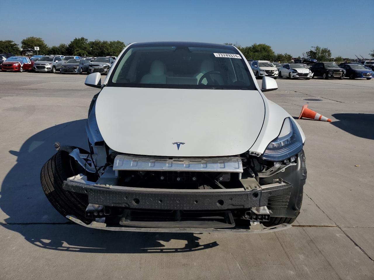 2022 TESLA MODEL Y  VIN:7SAYGDEE4NF514097