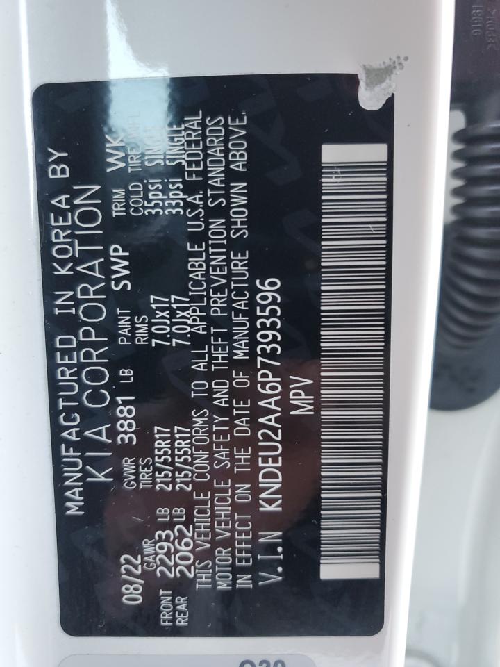 2023 KIA SELTOS S VIN:KNDEU2AA6P7393596