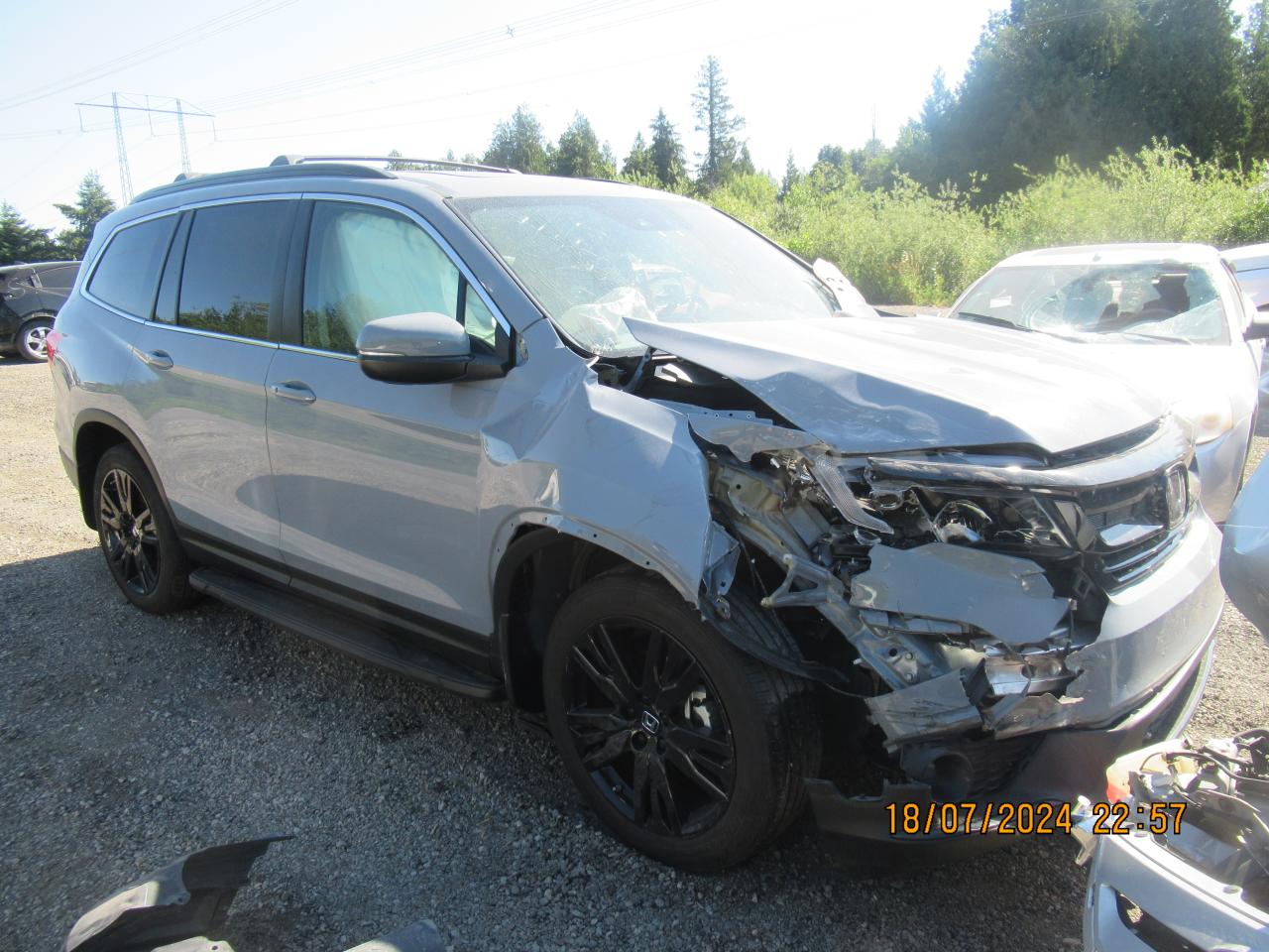 2022 HONDA PILOT SE VIN:5FNYF6H28NB033878