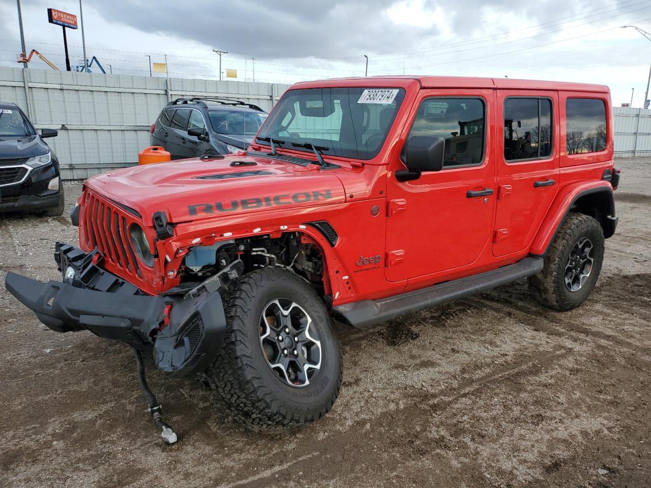 2023 JEEP WRANGLER RUBICON VIN:1C4HJXFG4PW659526