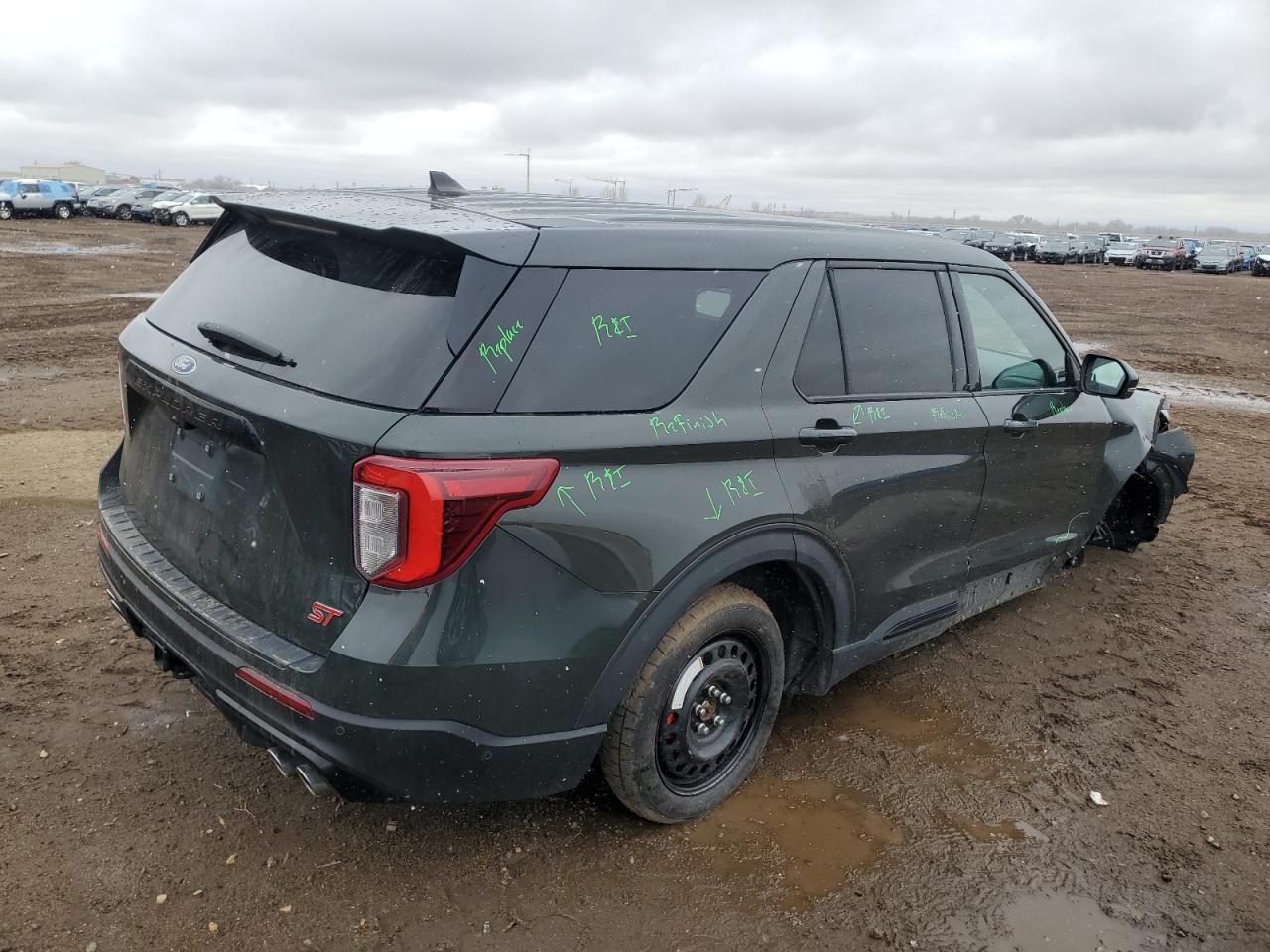 2022 FORD EXPLORER ST VIN:1FM5K8GC6NGB02881