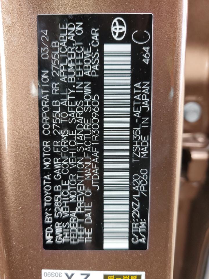 2024 TOYOTA CROWN PLATINUM VIN:JTDAFAAF1R3009605