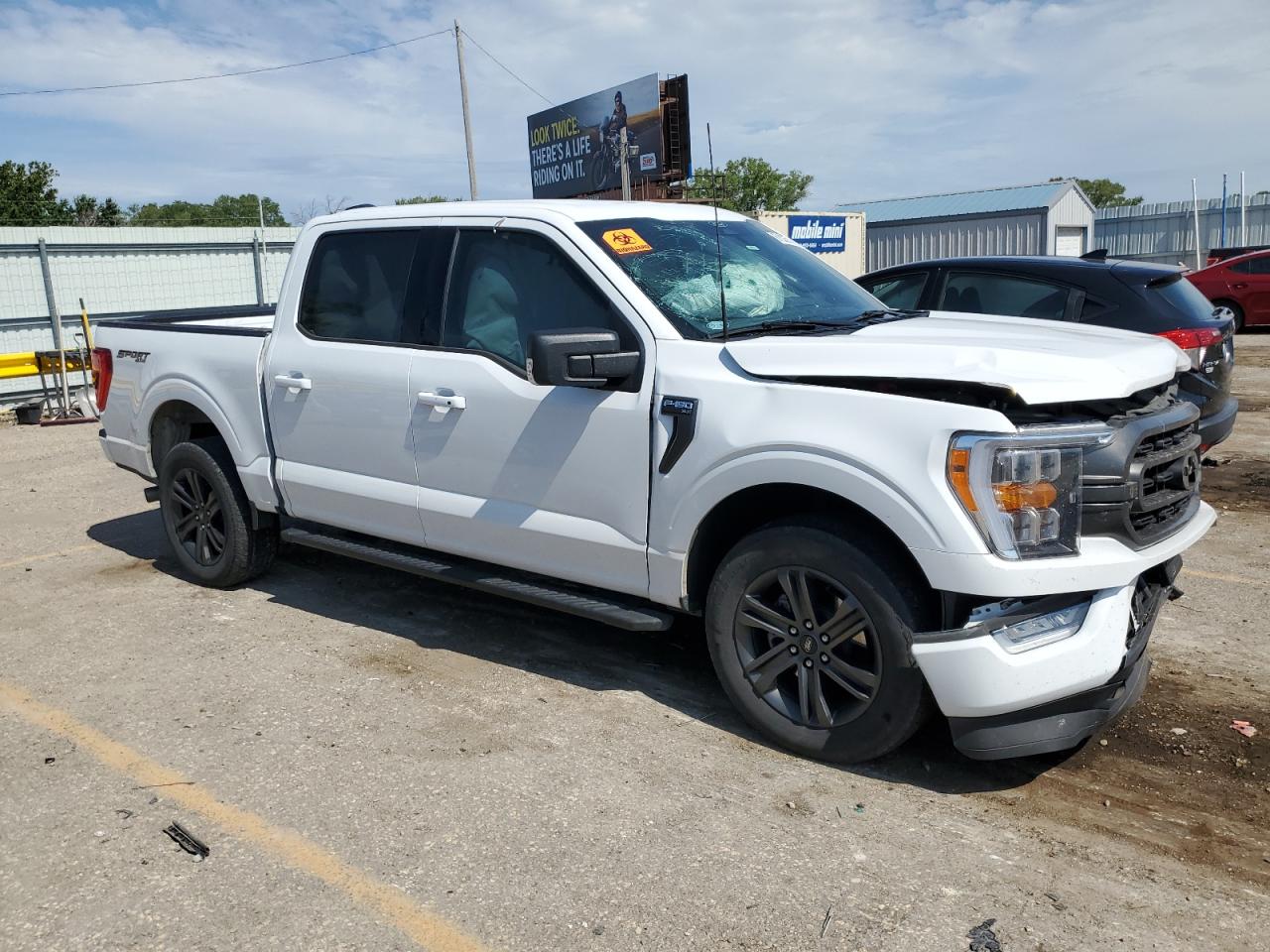 2022 FORD F150 SUPERCREW VIN:1FTFW1E82NKF23318