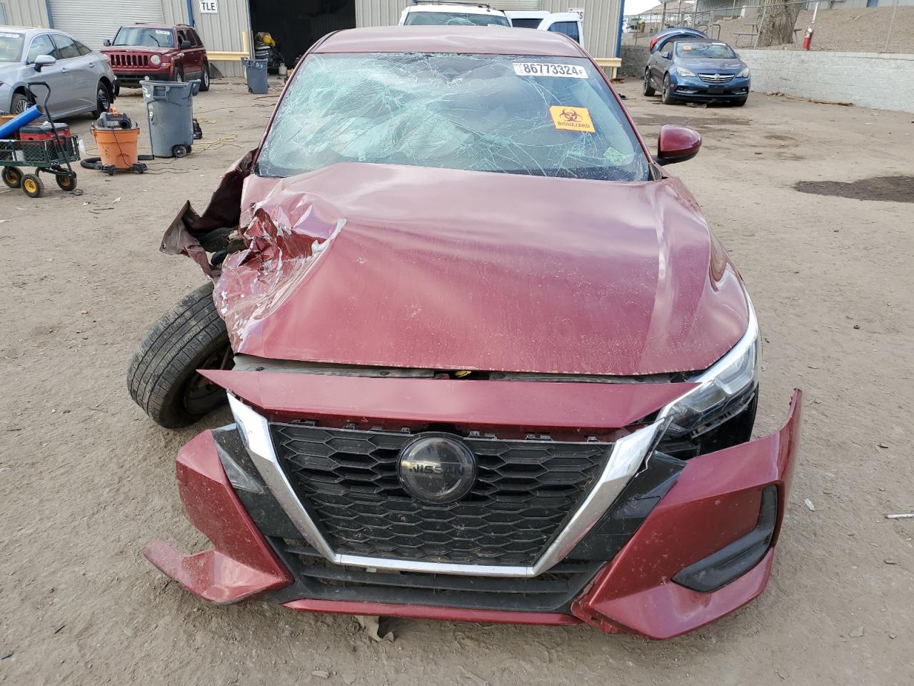 2022 NISSAN SENTRA SV VIN:3N1AB8CV8NY293067