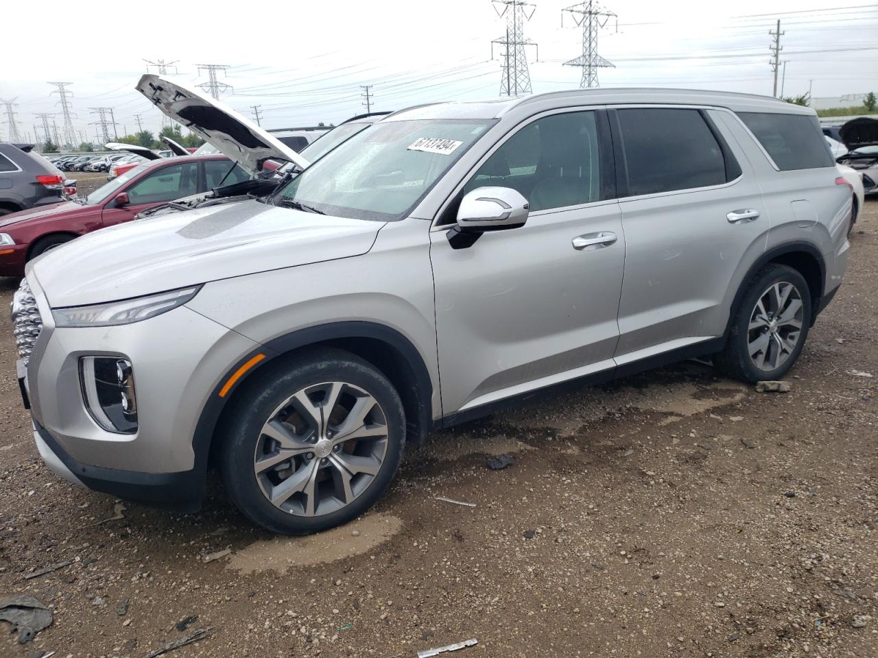 2022 HYUNDAI PALISADE SEL VIN:KM8R4DHE7NU430624