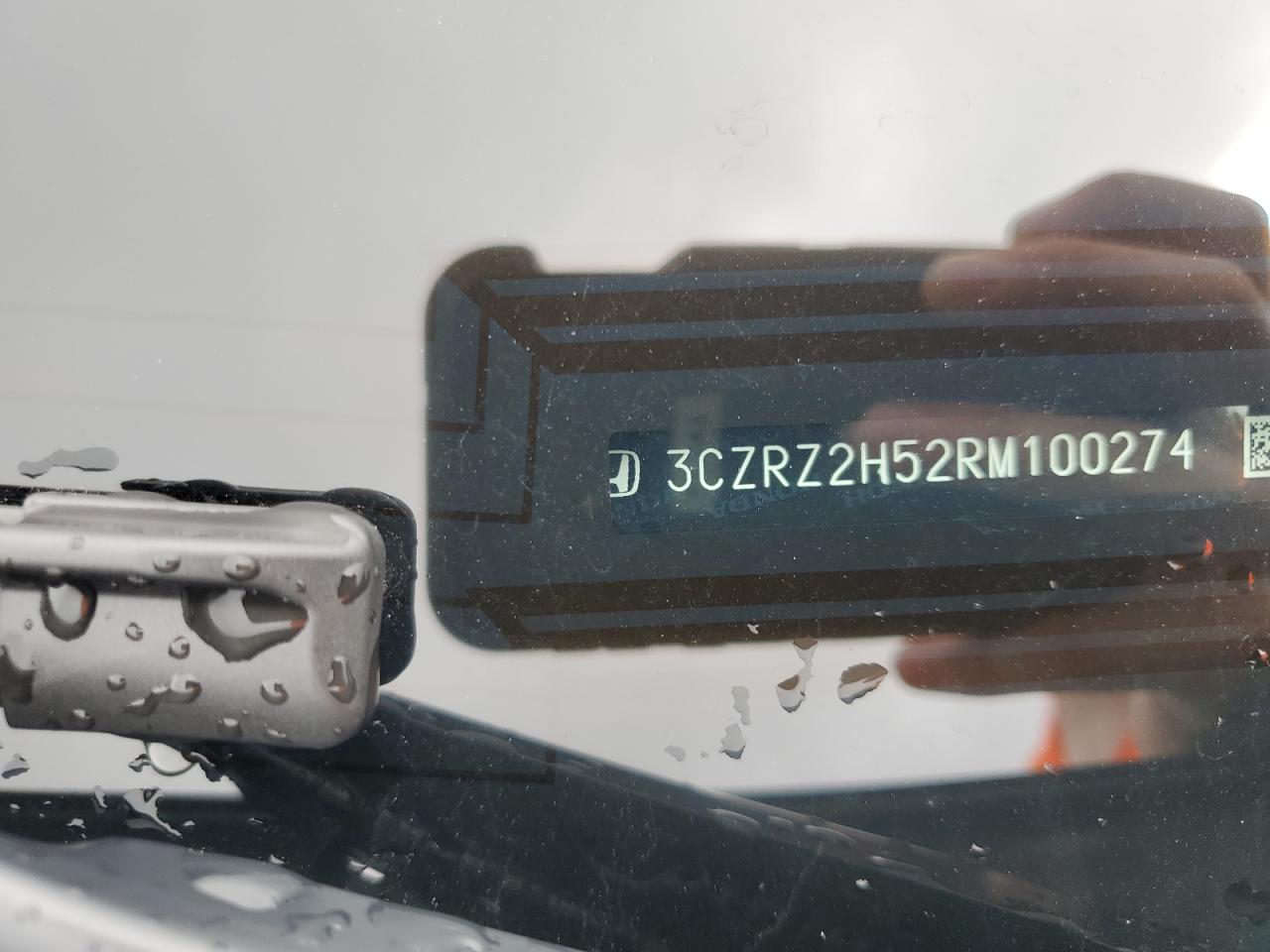 2024 HONDA HR-V SPORT VIN:3CZRZ2H52RM100274