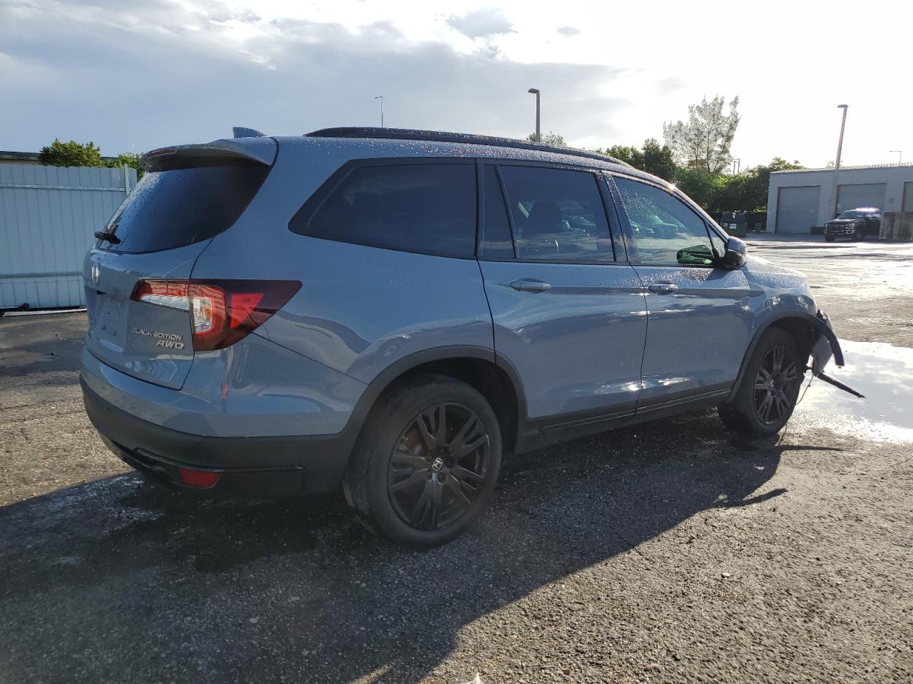 2022 HONDA PILOT BLACK VIN:5FNYF6H78NB049056