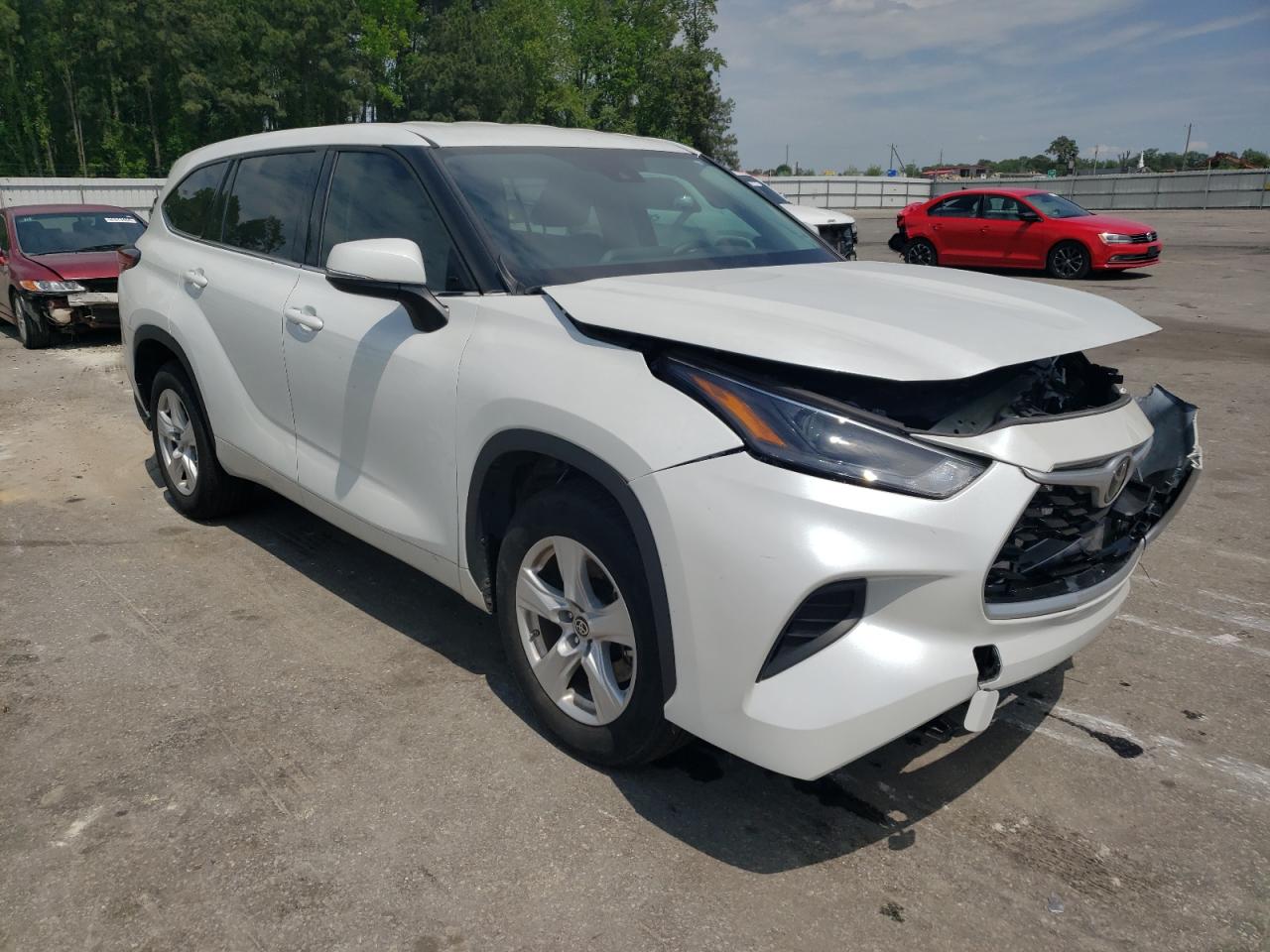 2022 TOYOTA HIGHLANDER L VIN:5TDCZRAH2NS555774