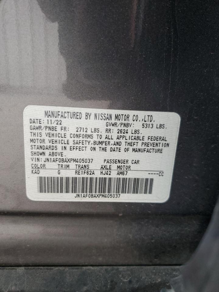 2023 NISSAN ARIYA ENGAGE VIN:JN1AF0BAXPM405037