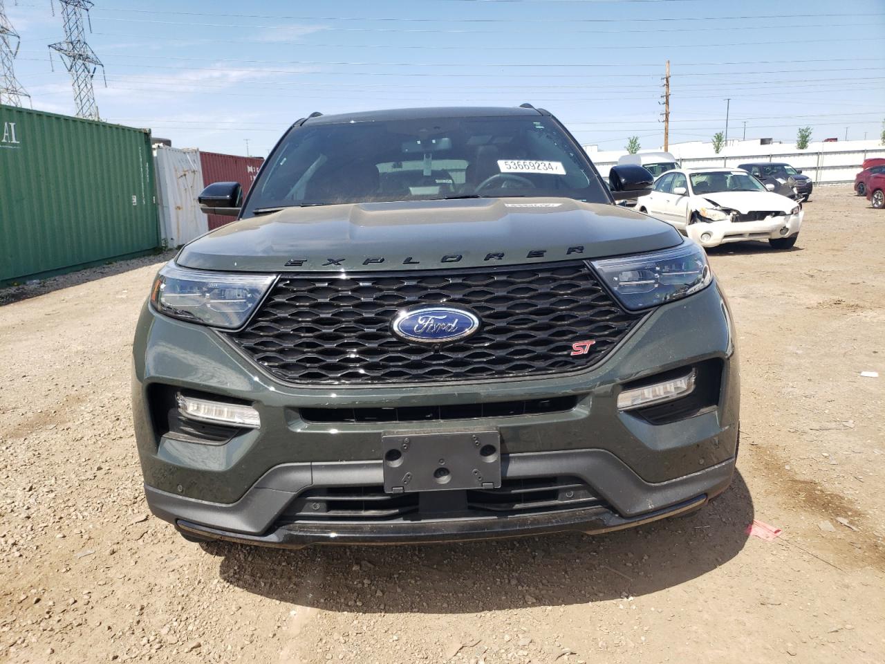 2022 FORD EXPLORER ST VIN:1FM5K8GC6NGB10608