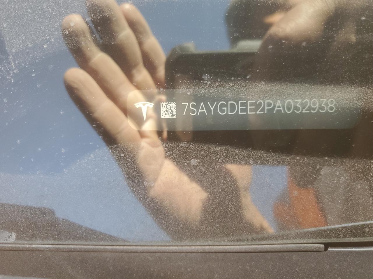 2023 TESLA MODEL Y  VIN:7SAYGDEE2PA032938