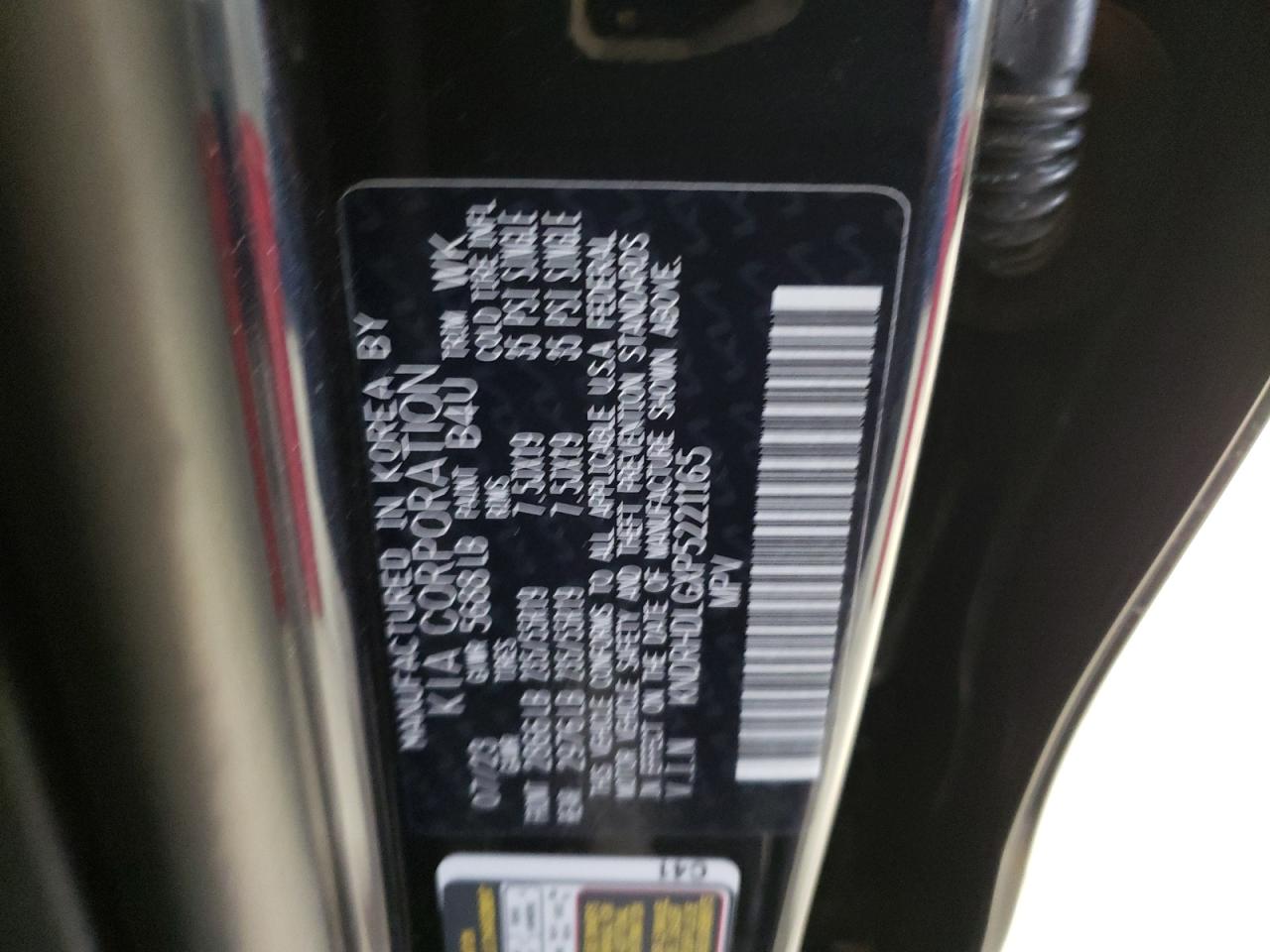 2023 KIA SORENTO EX VIN:KNDRHDLGXP5221165