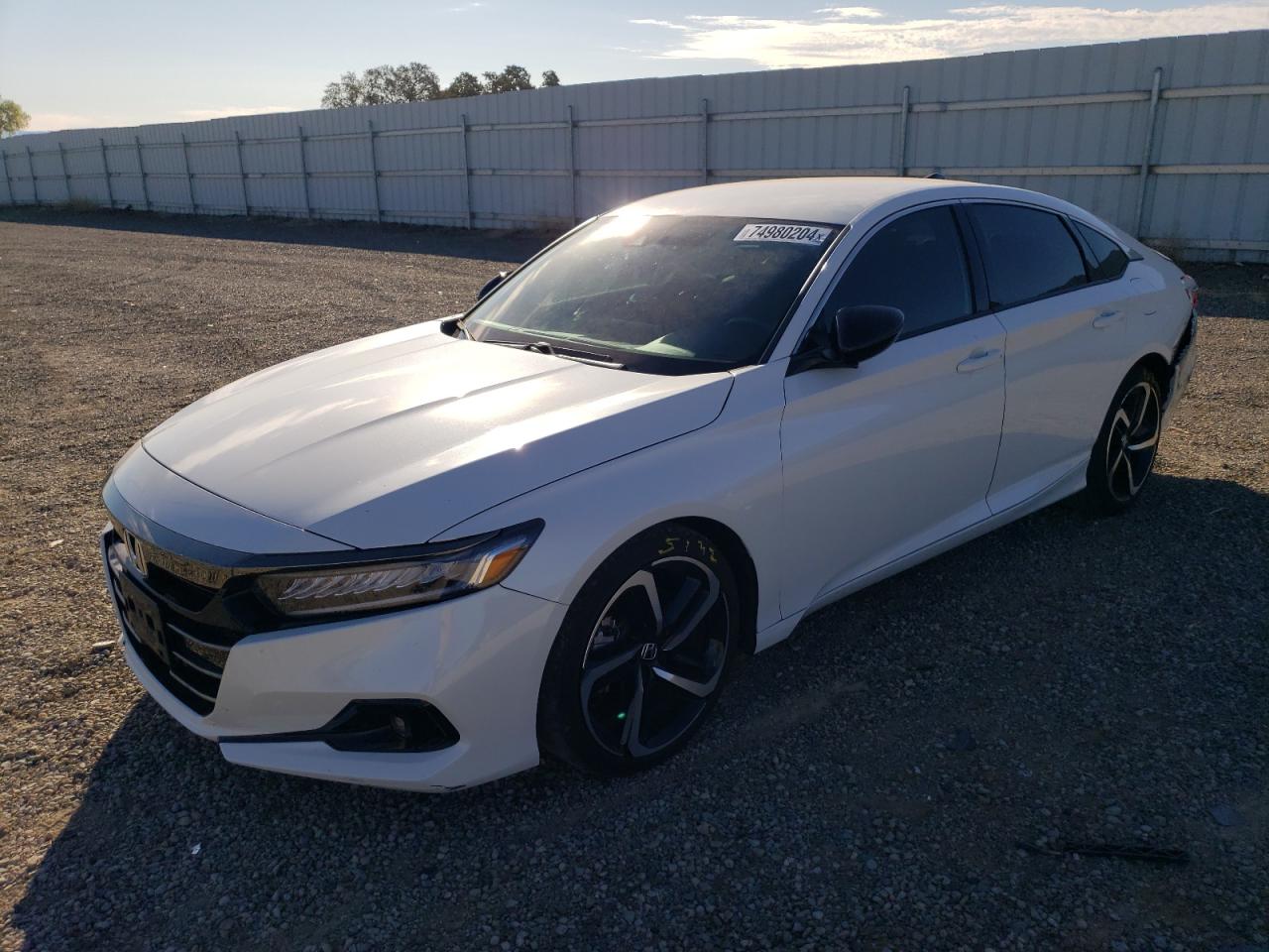 2022 HONDA ACCORD SPORT VIN:1HGCV1F35NA120787