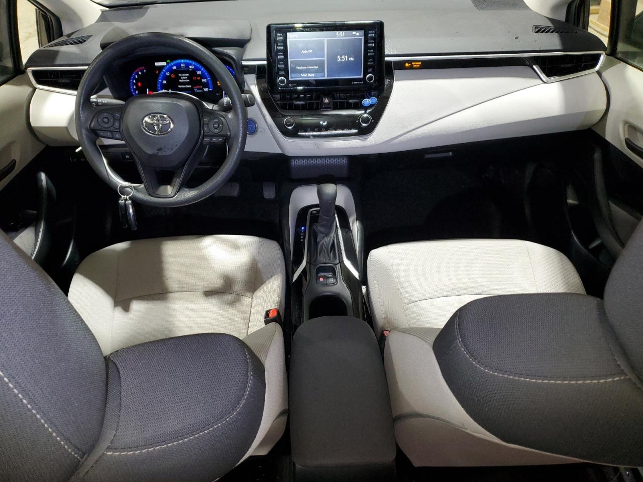 2022 TOYOTA COROLLA LE VIN:JTDEAMDE7NJ062268