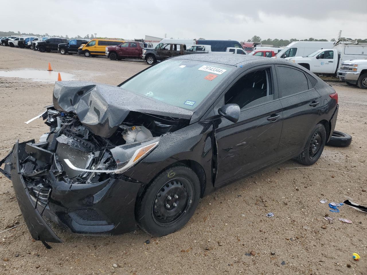 2022 HYUNDAI ACCENT SE VIN:3KPC24A61NE168200