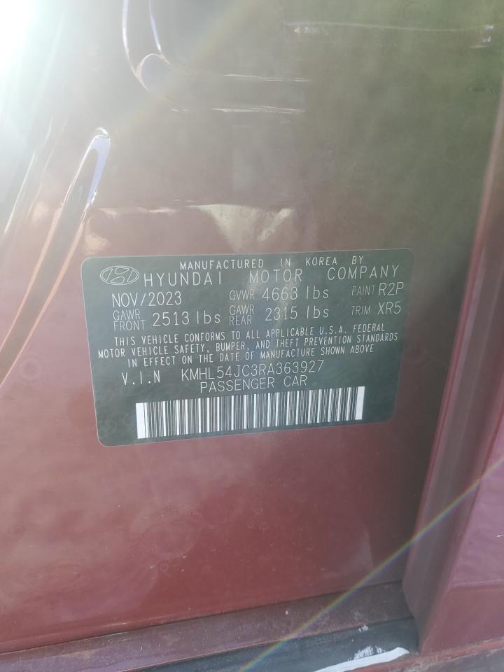 2024 HYUNDAI SONATA N LINE VIN:KMHL54JC3RA363927