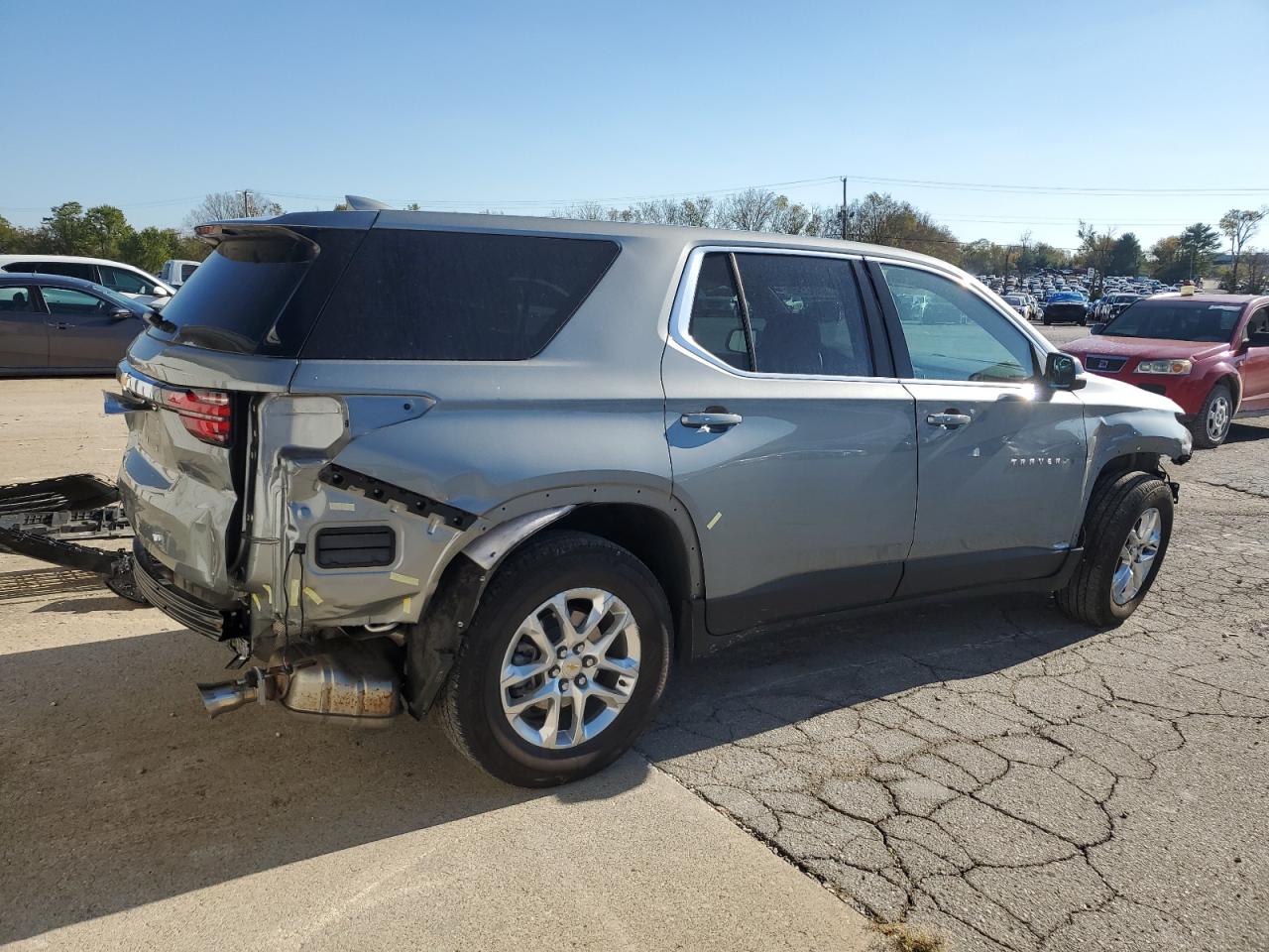 2023 CHEVROLET TRAVERSE LS VIN:1GNEVLKW0PJ200334