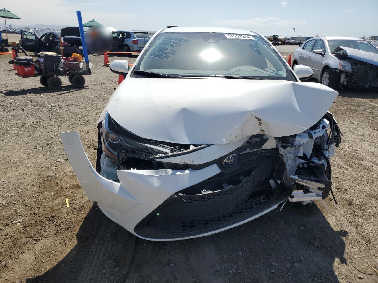 2022 TOYOTA COROLLA LE VIN:JTDEAMDE6N3012921