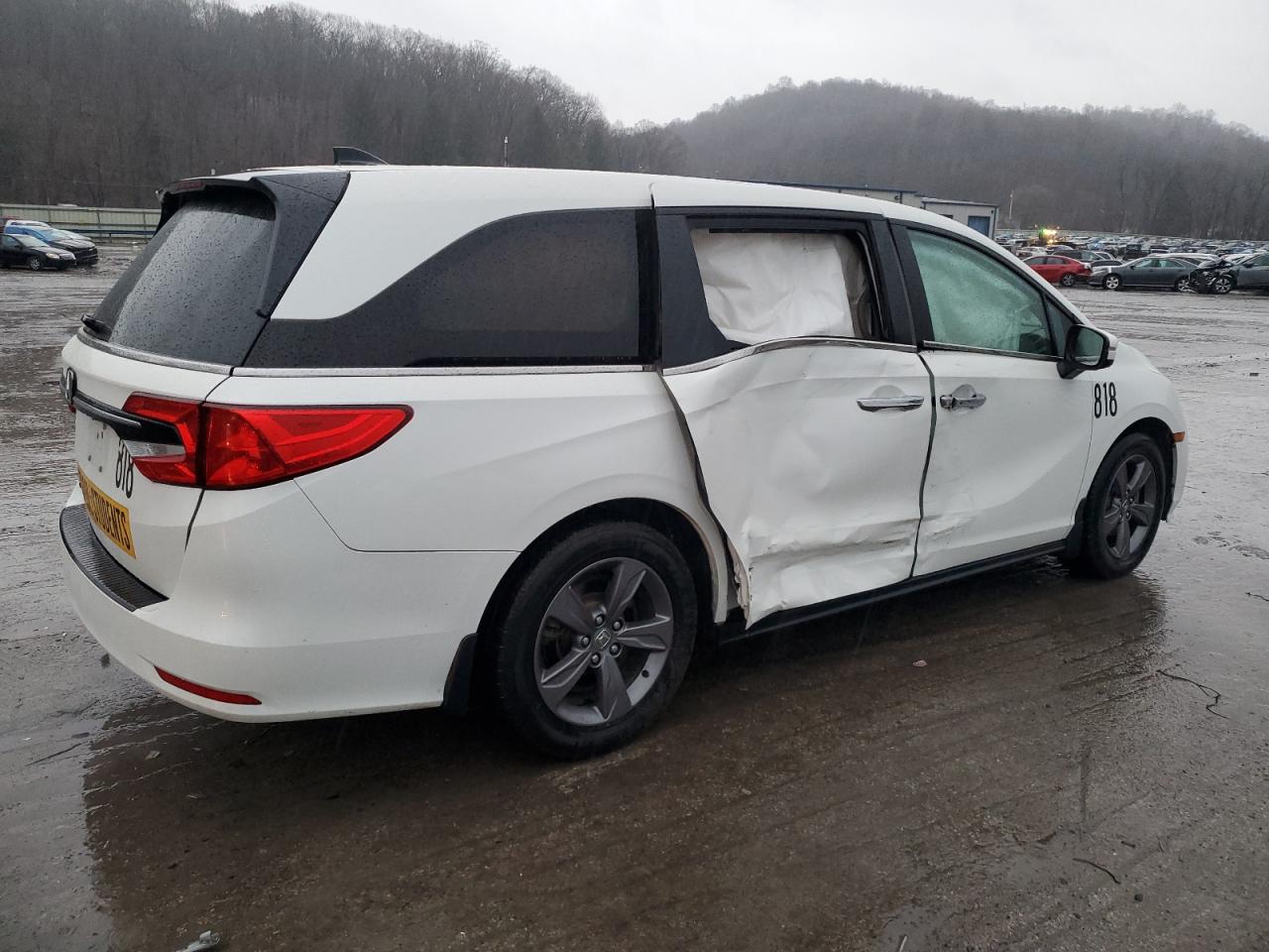 2022 HONDA ODYSSEY EX VIN:5FNRL6H59NB030124