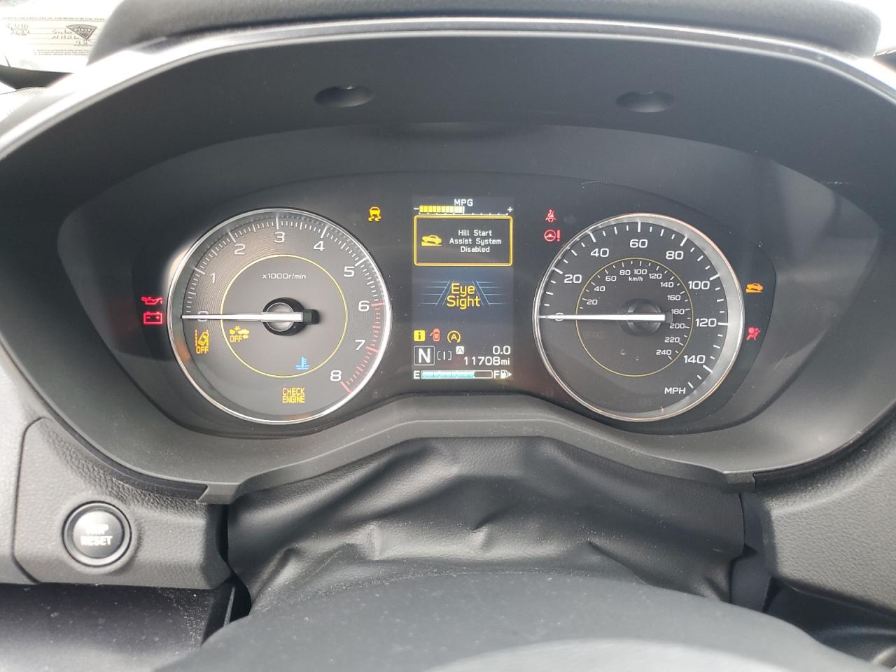 2022 SUBARU CROSSTREK SPORT VIN:JF2GTHSC1NH268223