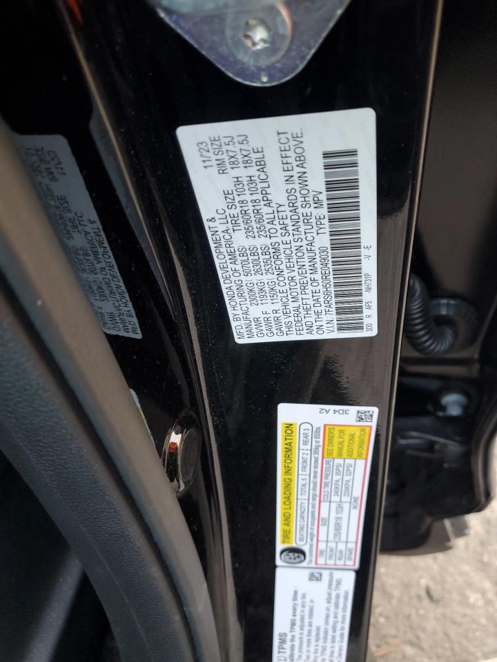 2024 HONDA CR-V SPORT VIN:7FARS6H50RE049030