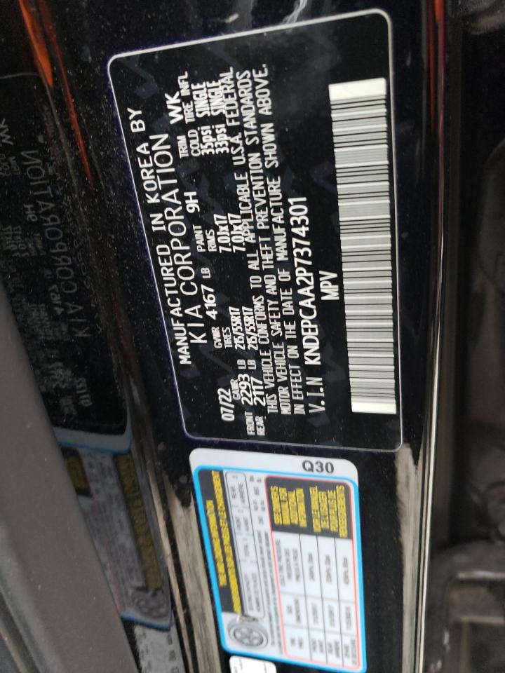 2023 KIA SELTOS LX VIN:KNDEPCAA2P7374301