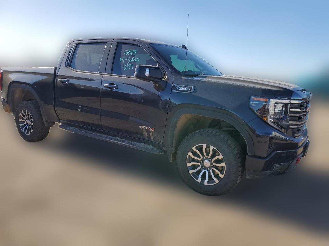 2022 GMC SIERRA K1500 AT4 VIN:3GTUUEET1NG652537