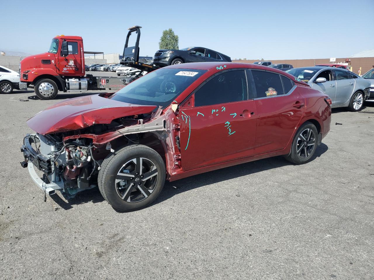 2024 NISSAN SENTRA SV VIN:3N1AB8CV0RY255483