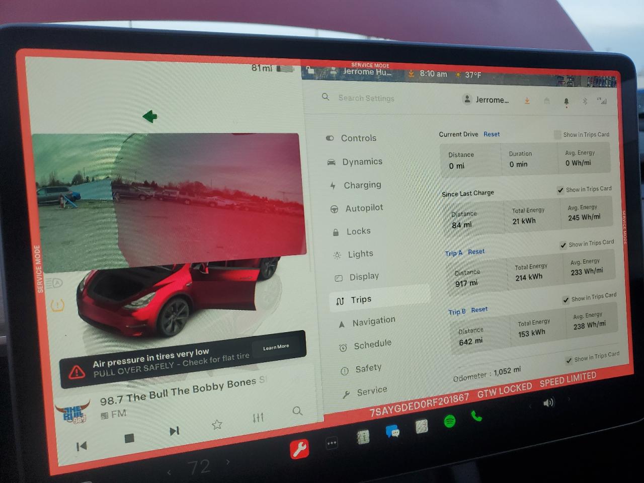 2024 TESLA MODEL Y  VIN:7SAYGDED0RF201867