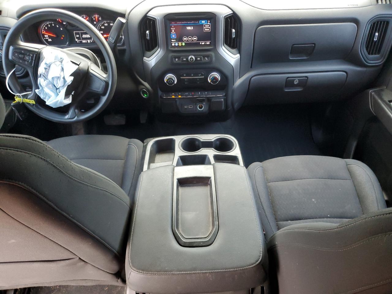 2022 CHEVROLET SILVERADO C1500 CUSTOM VIN:3GCPABEK4NG536745