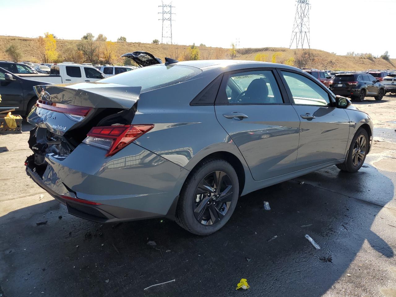 2023 HYUNDAI ELANTRA BLUE VIN:KMHLM4AJ3PU044718