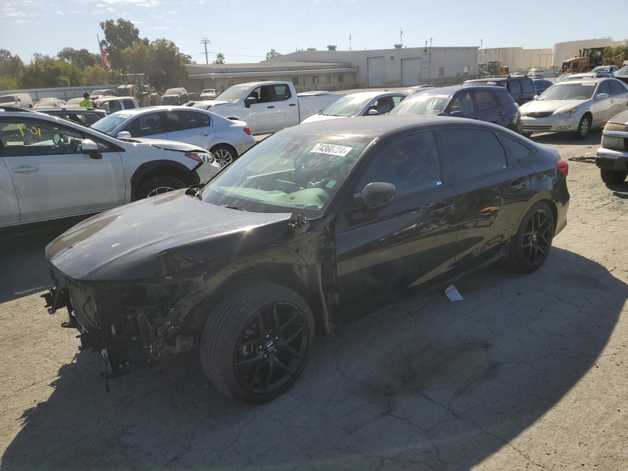2022 HONDA CIVIC SPORT VIN:2HGFE2F57NH582905