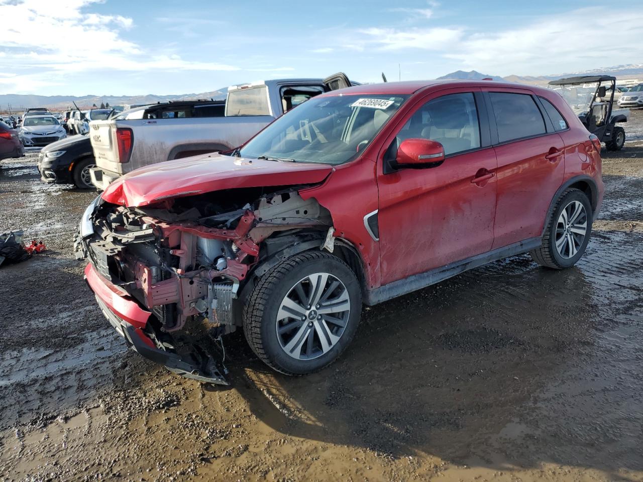 2022 MITSUBISHI OUTLANDER SPORT ES VIN:JA4ARUAUXNU007759