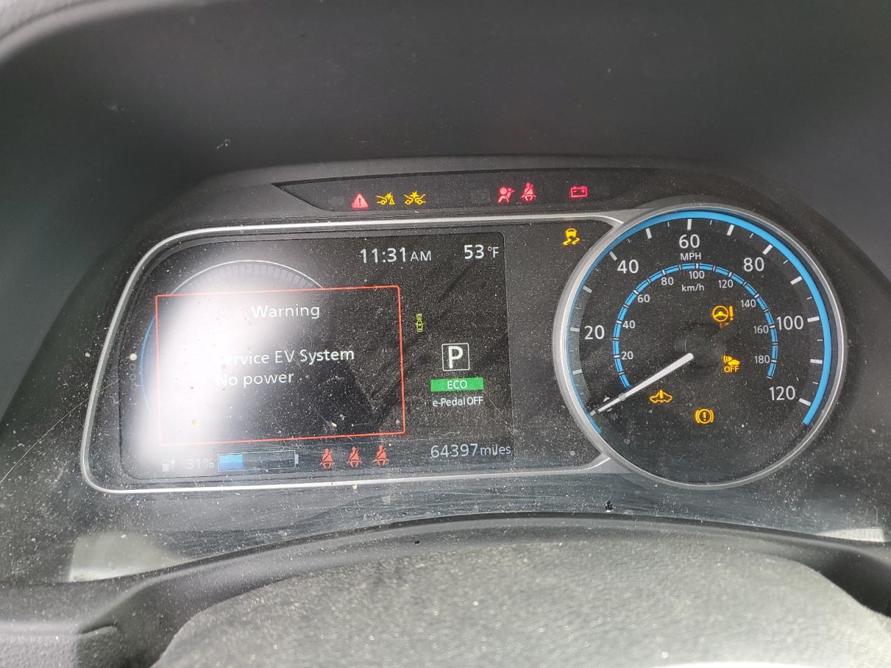 2022 NISSAN LEAF SV VIN:1N4AZ1CV1NC557535