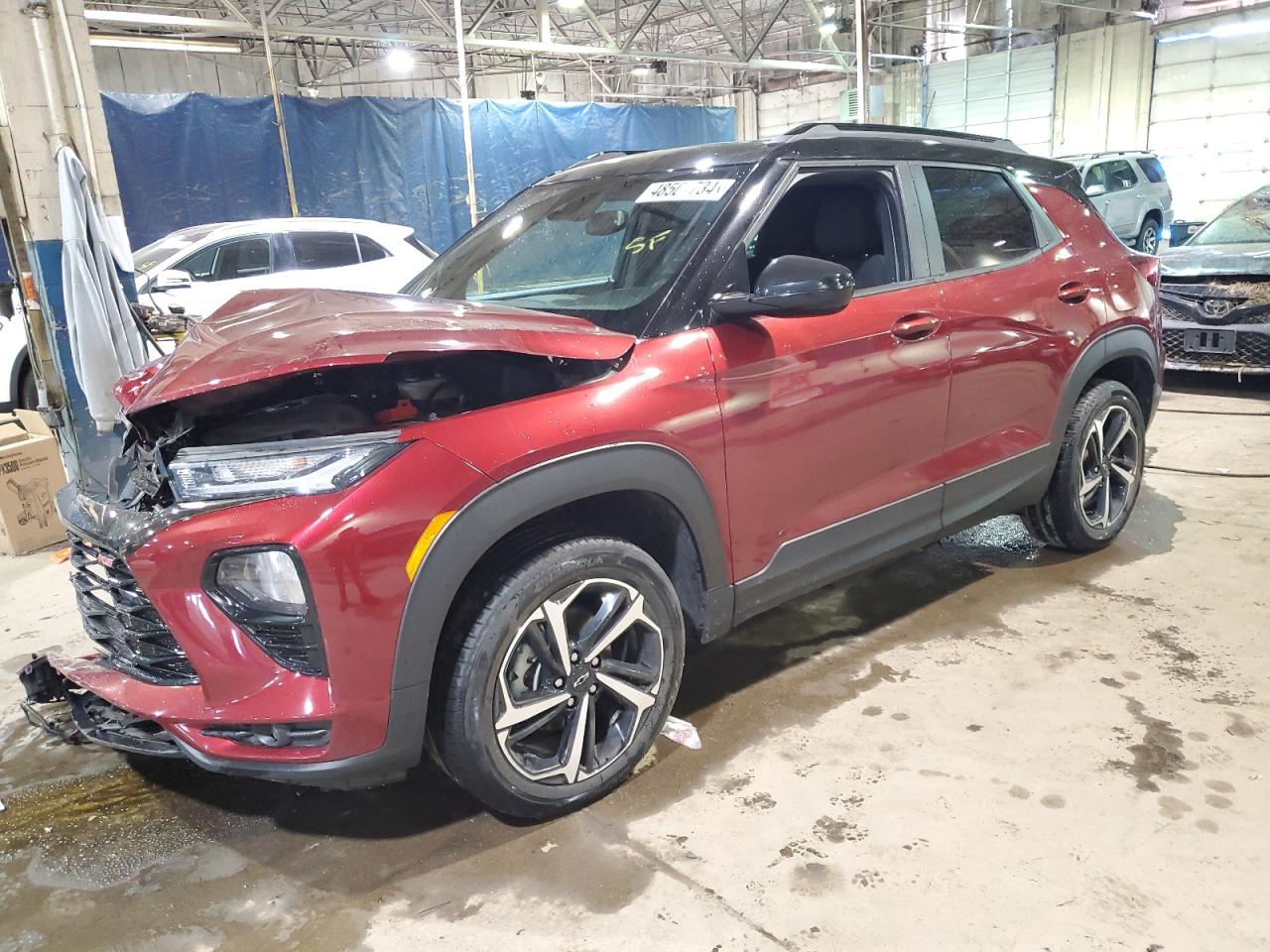 2022 CHEVROLET TRAILBLAZER RS VIN:KL79MUSL0NB008277