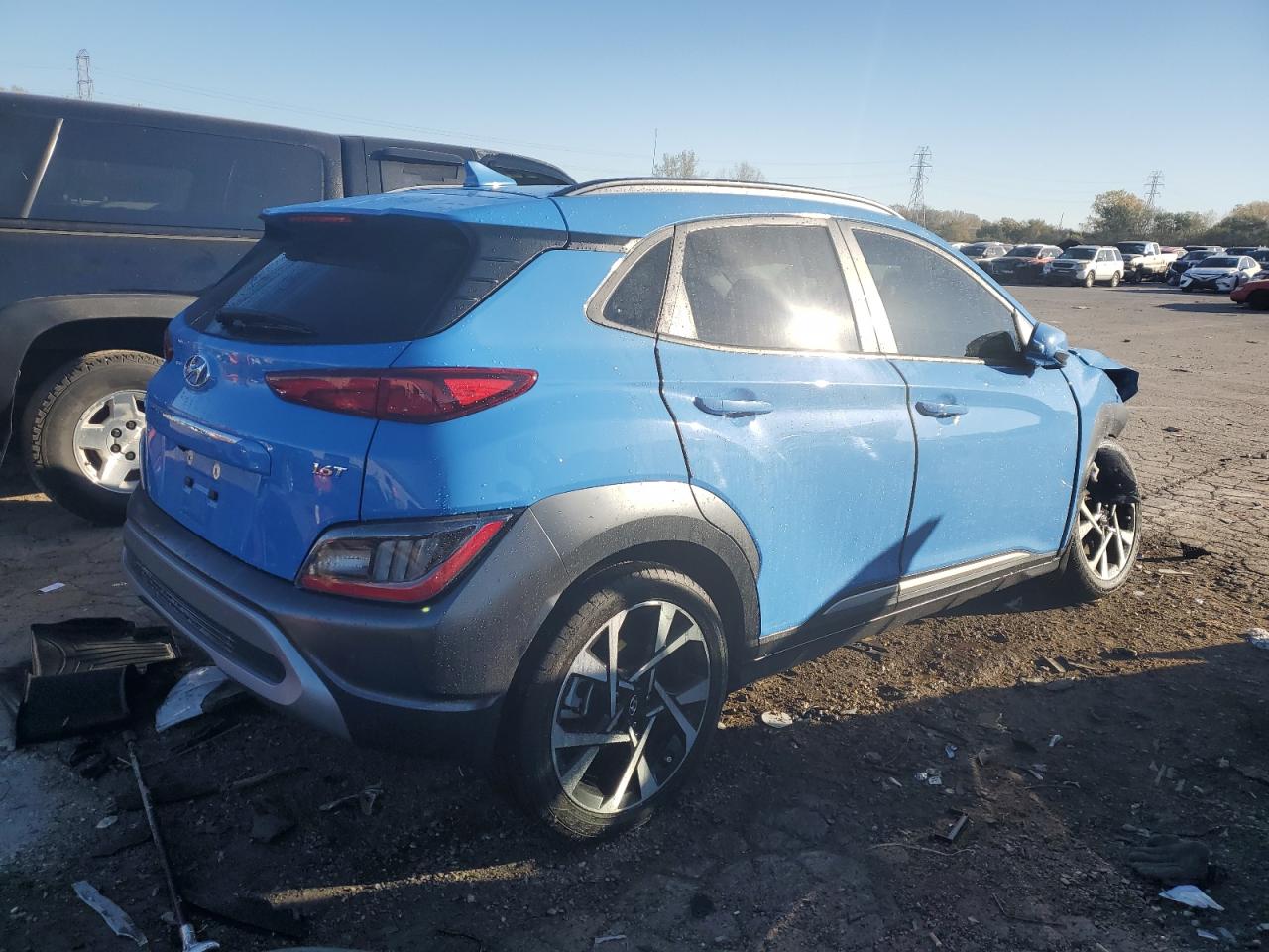2022 HYUNDAI KONA LIMITED VIN:KM8K53A34NU851931