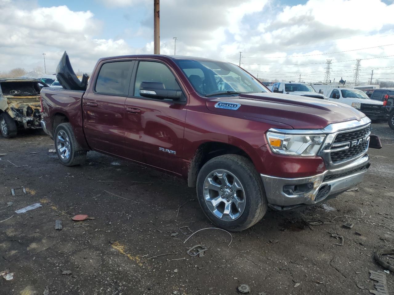 2022 RAM 1500 BIG HORN/LONE STAR VIN:1C6RRFFG9NN342293