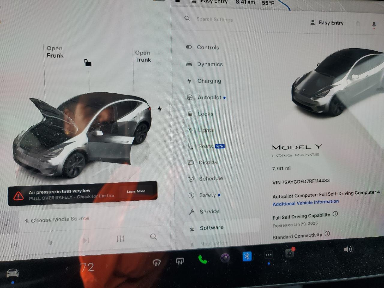 2024 TESLA MODEL Y  VIN:7SAYGDED7RF114483