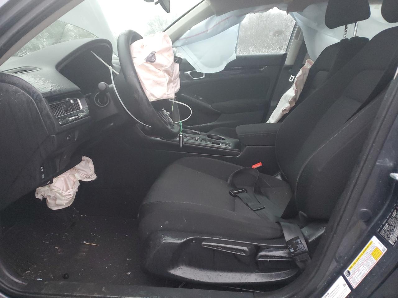 2022 HONDA CIVIC EX VIN:JHMFE1F73NX001291